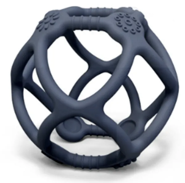 Ball bite-ball i silikon med taktile overflater