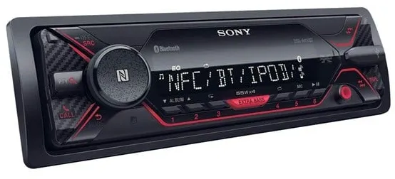 Sony DSX-A410BT - Bil - digital mottaker - dashbord-enhet - Single-DIN - Bilradio