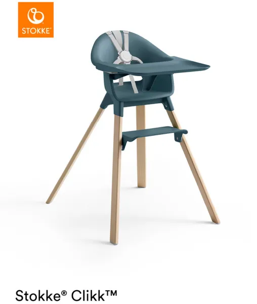 Clikk høy stol - Fjord Blue